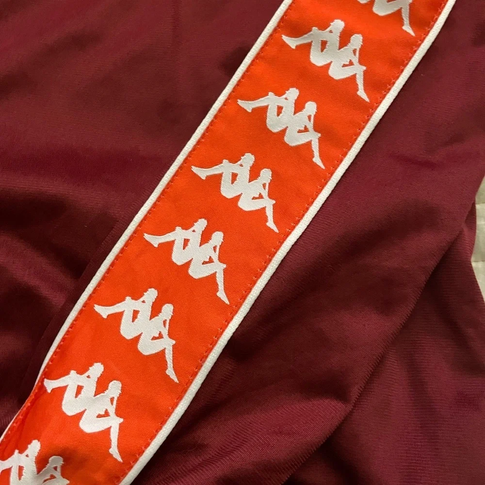 KAPPA 222 BANDA ANNISTON TRACK JACKET - RED DAHLIA/ORANGE FLAME - Large - Picture 4 of 10